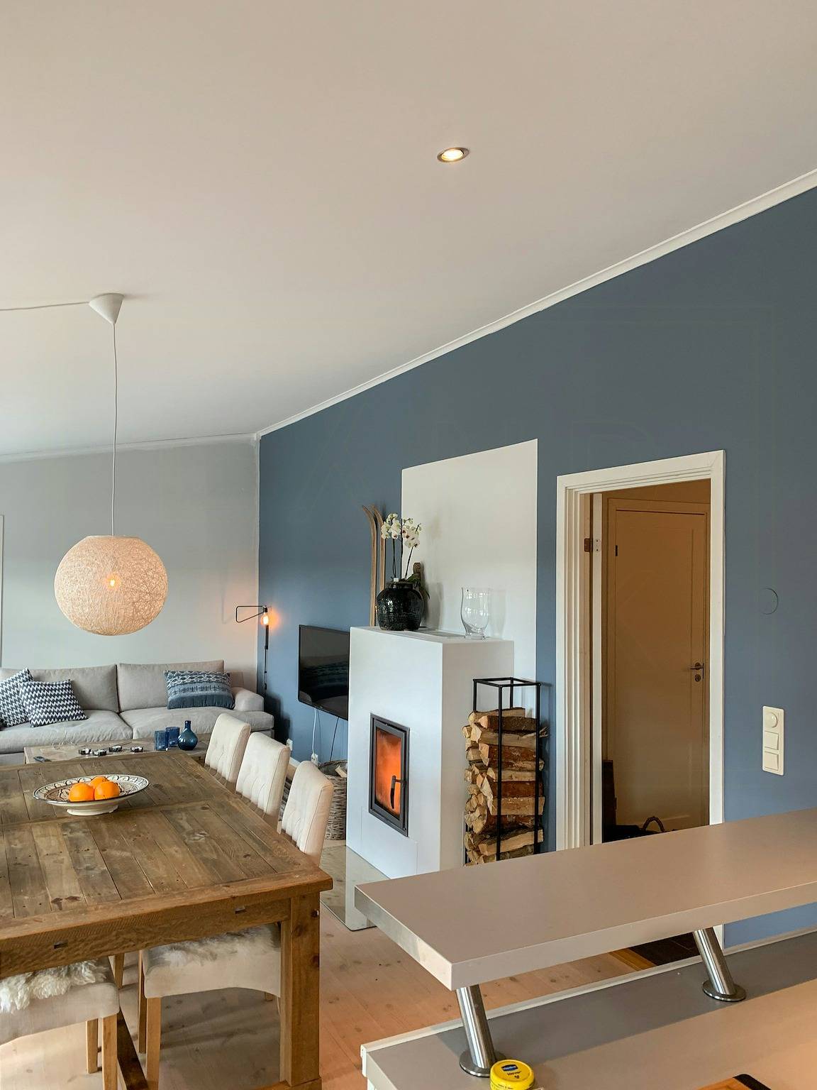 Hütte mit Blick auf den Straumsundet in Øydegard, Tingvoll