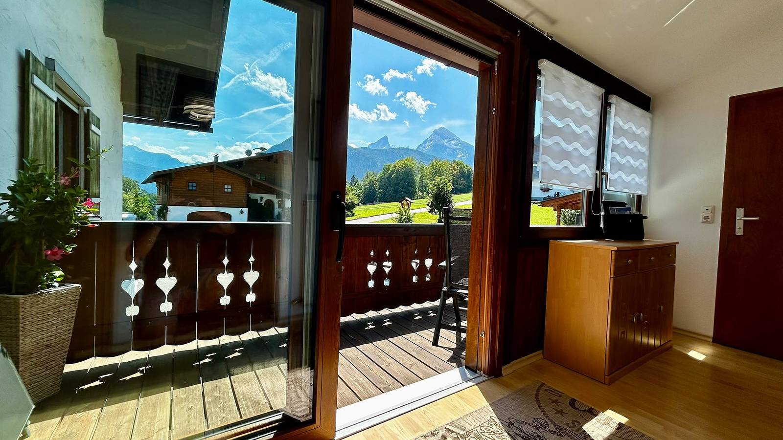 Ganze Ferienwohnung, Haus Bergheim - Ferienwohnung Nr. 1, für 1-3 Personen, 40 m², 1 Schlafzimmer, Wohnküche, Bad in Bischofswiesen, Berchtesgadener Alpen