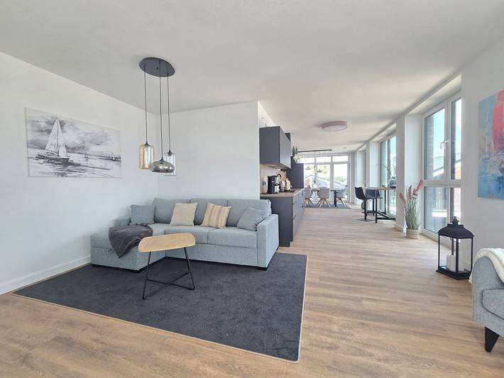 Ganze Wohnung, Penthouse Strandoase in Norden mit Dachterrasse, Sauna und moderner Ausstattung in Norden, Norden und Umgebung
