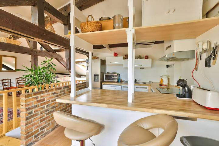 Apartamento entero, Dúplex rústico bohemio en Meudon in Meudon, Altos del Sena