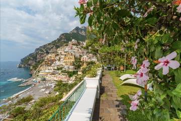 Villa für 6 Personen, mit Garten und Balkon in Positano