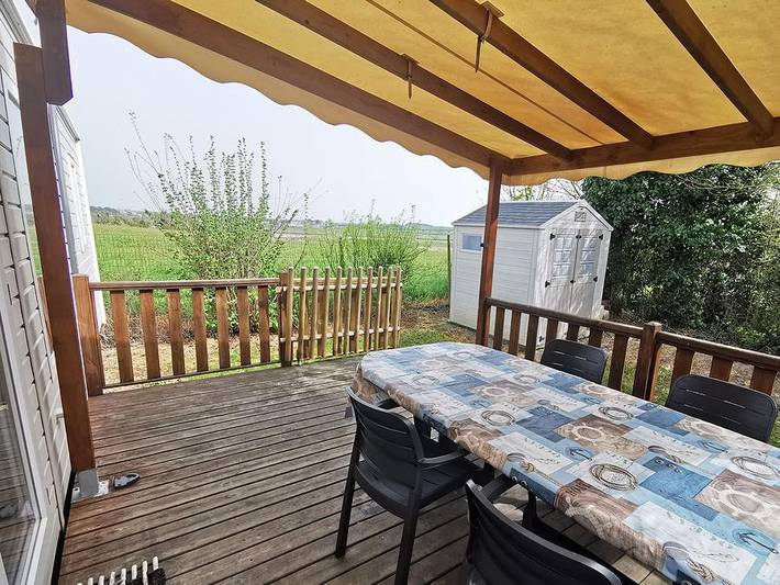 Mobil home pour 4 personnes, avec Bassin pour enfant à Arzal - 3
