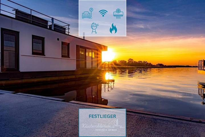 Ferienhaus für 5 Personen, mit Terrasse und Seeblick sowie Ausblick in Ribnitz-Damgarten