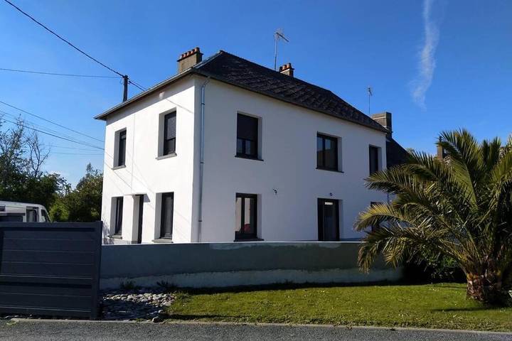 Maison de vacances pour 10 personnes, avec Terrasse et Jardin à Portbail
