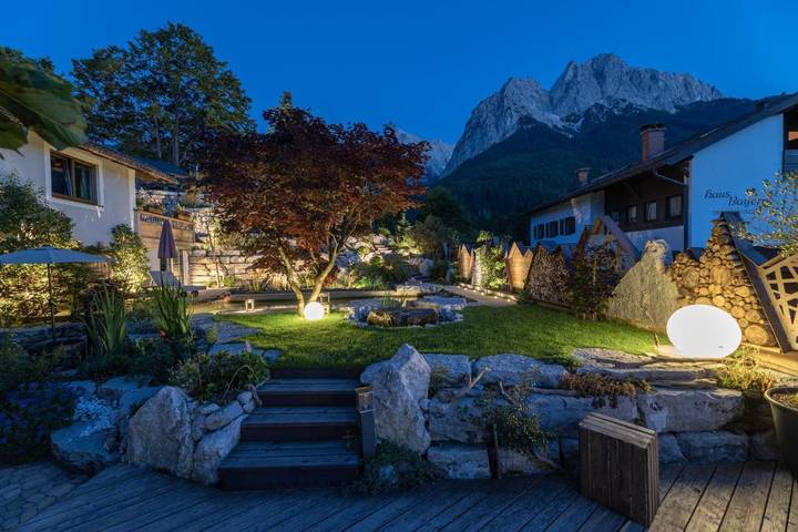 BnB für 2 Personen, mit Garten und Pool sowie Ausblick in Grainau - 4