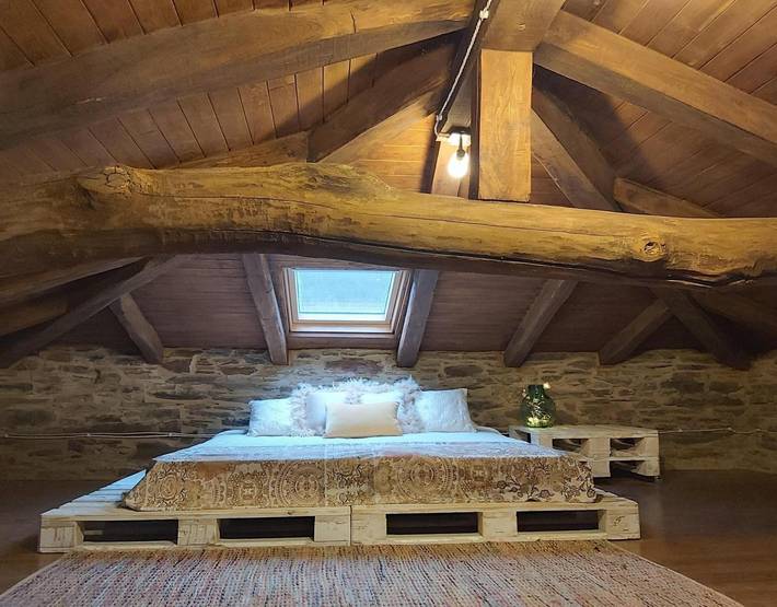 Casa rural para 6 personas, con jardín y balcón, Se admiten mascotas en Galicia - 3