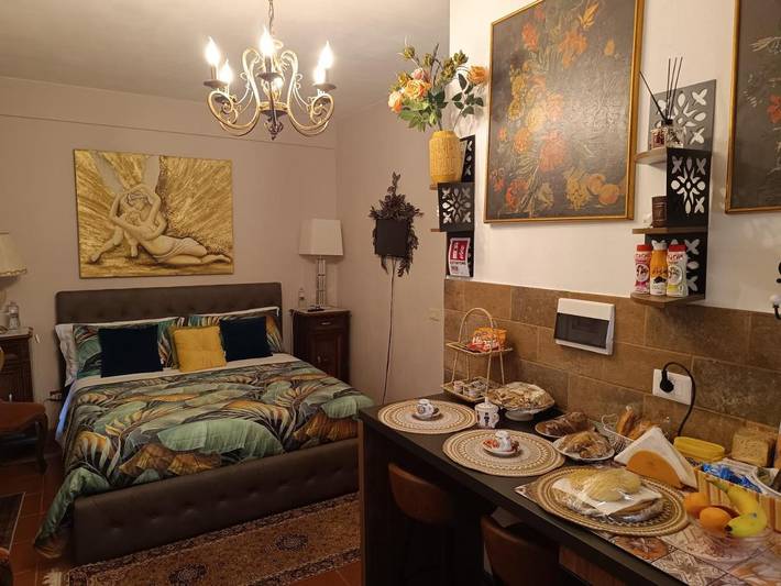 Ferienhaus für 4 Personen, mit Garten und Ausblick