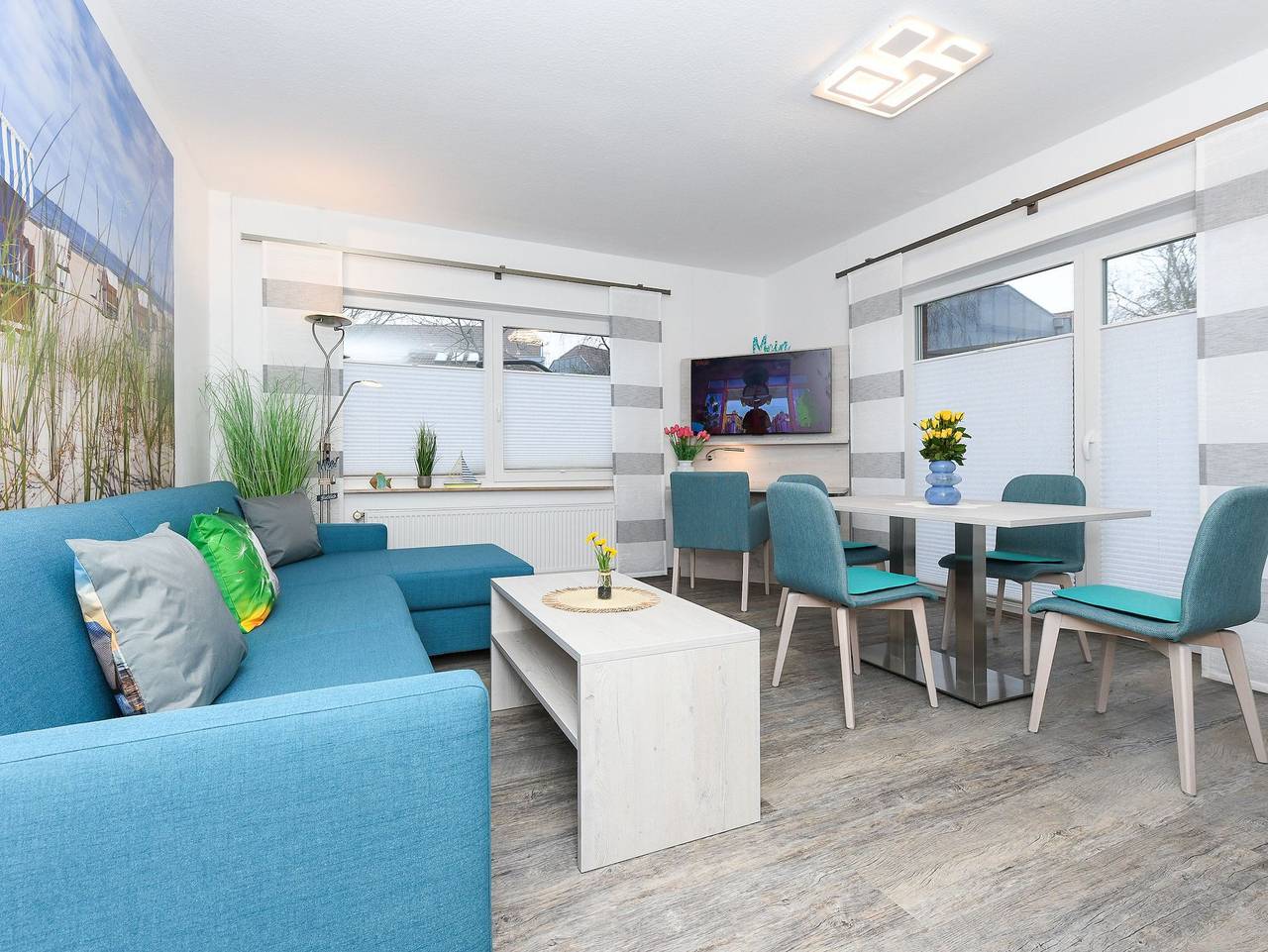 Ganze Ferienwohnung, Ferienwohnungen im Haus Strandkorb - Ferienwohnung Strandkorb 8 in Bensersiel, Esens