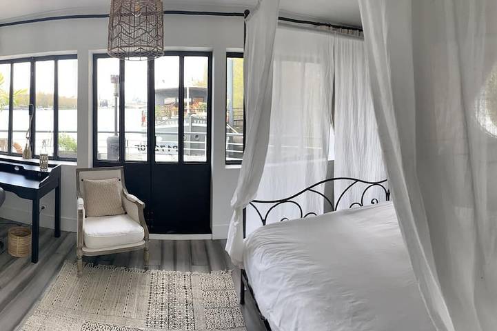 Péniche pour 4 personnes, avec jacuzzi dans Hippodrome de Longchamp - 2