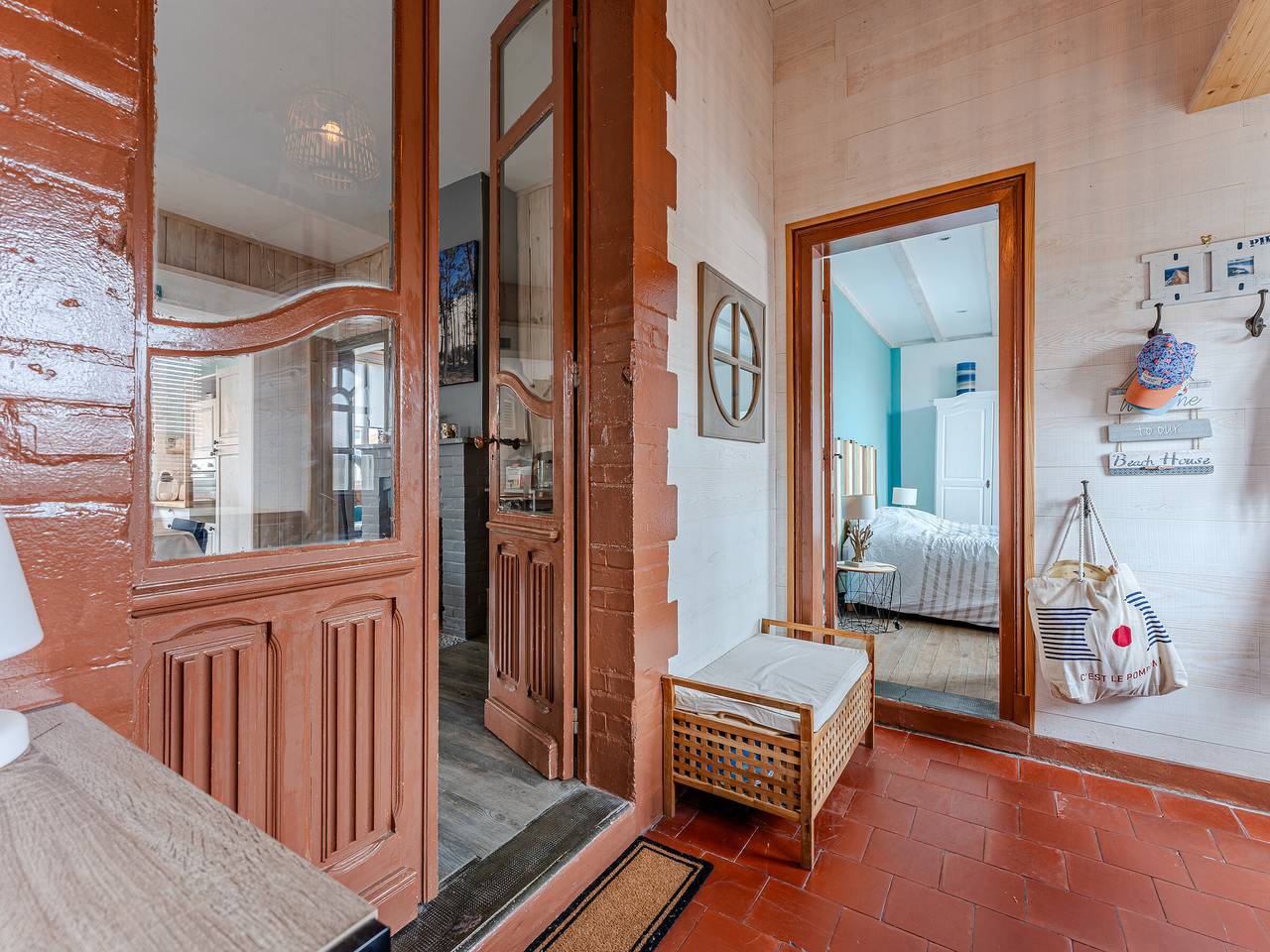 Maison avec jardin clos, proche océan et centre, Wifi, 7 pers, clim, plancha, non-fumeur in Biscarrosse Plage, Biscarrosse