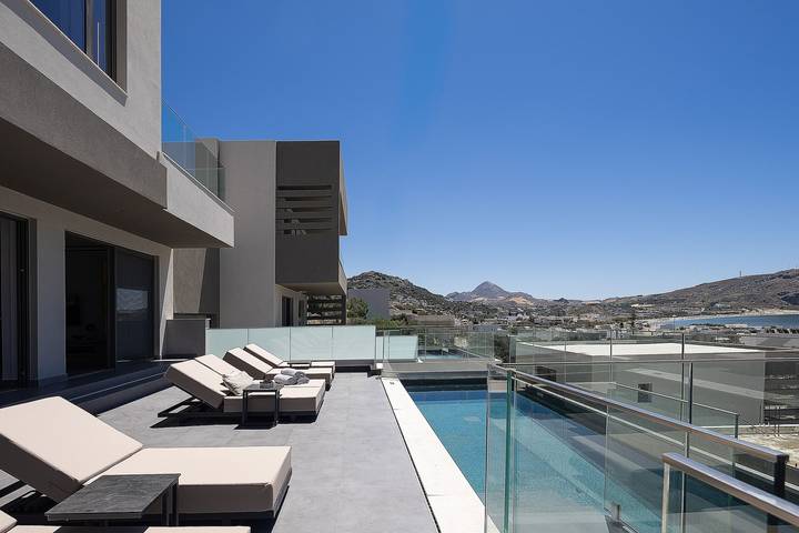 Ferienhaus für 6 Personen, mit Balkon und Terrasse sowie Garten in Plakias