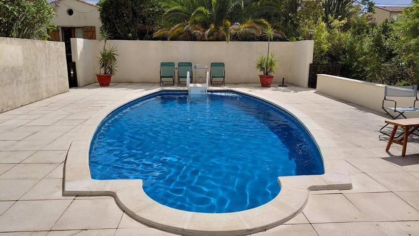 Maison de vacances pour 2 personnes, avec jardin ainsi que piscine et vue