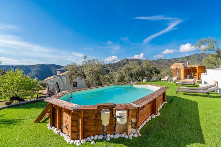 Finca für 10 Personen, mit Meerblick und Terrasse sowie Garten und Sauna in Malaga - 4