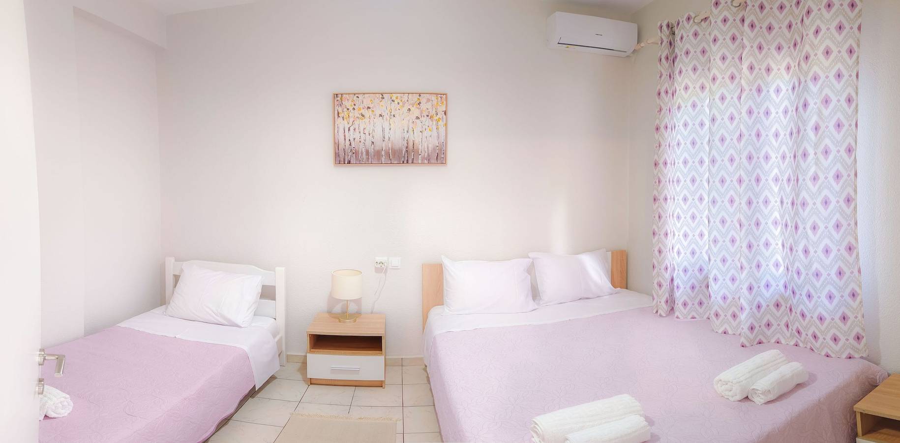 Ganze Wohnung, Ferienwohnung für 6 Personen mit Garten in Pilion