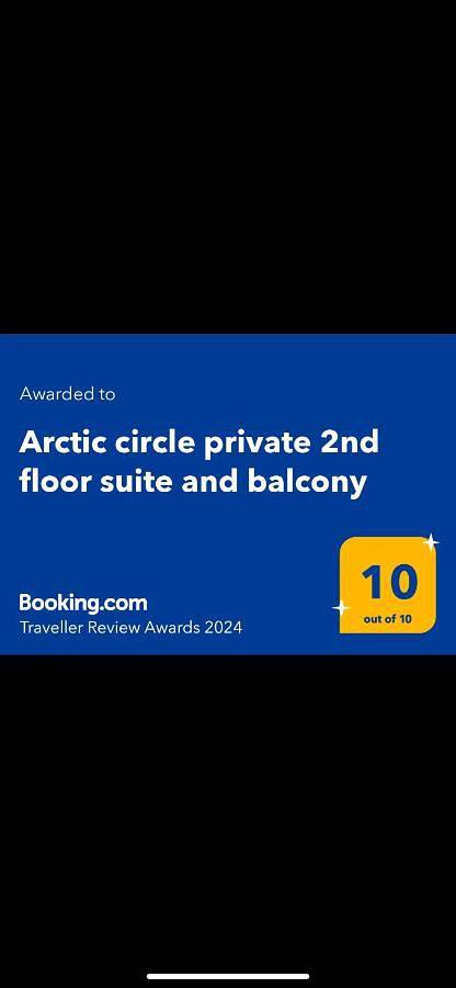 Ganze Wohnung, Arctic circle private 2nd floor suite and balcony in Rovaniemi, Lappland