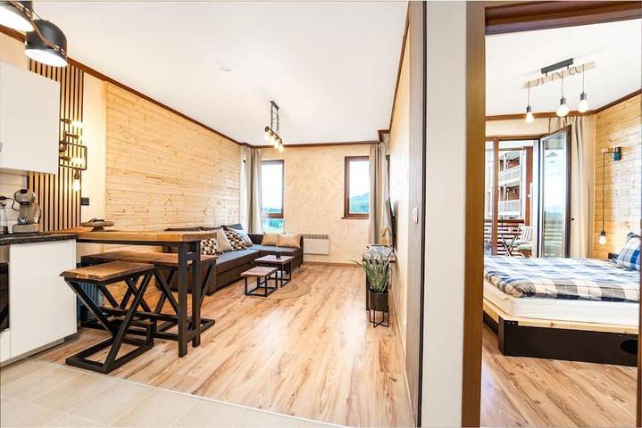 Apartamento para 3 personas, con balcón y jacuzzi en Región de Bansko