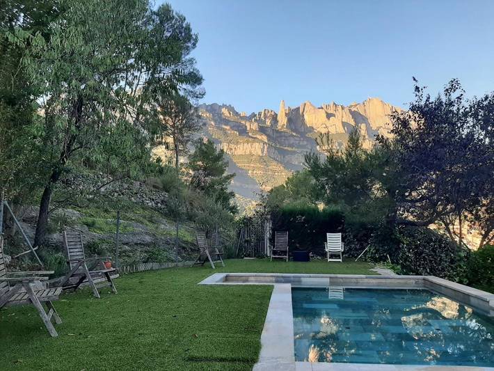 Appartement de vacances pour 4 personnes, avec terrasse ainsi que jardin et piscine - 1