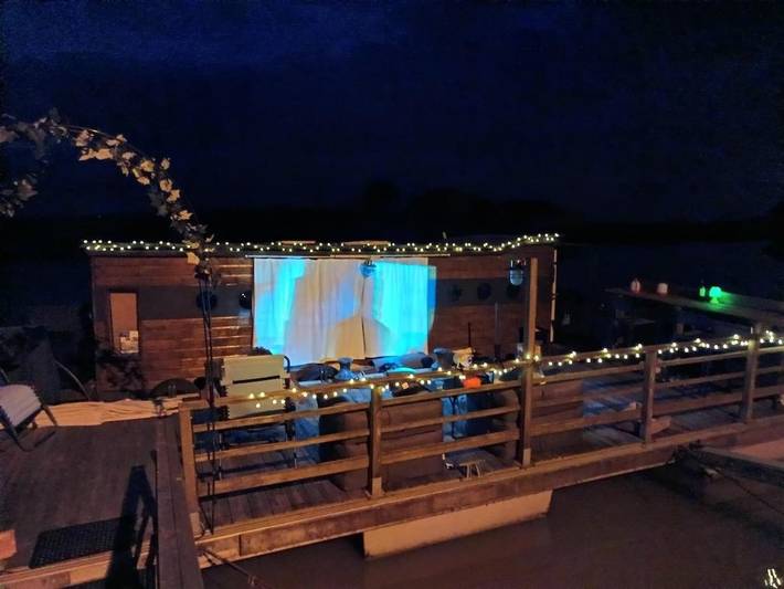 Bateau pour 4 personnes, avec vue et terrasse à Port-de-Lanne - 2