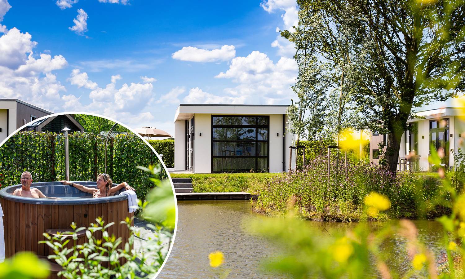 Résidence de Leuvert — Module Special 6 Personen Wellness (Hot Tub) in Nordbrabant