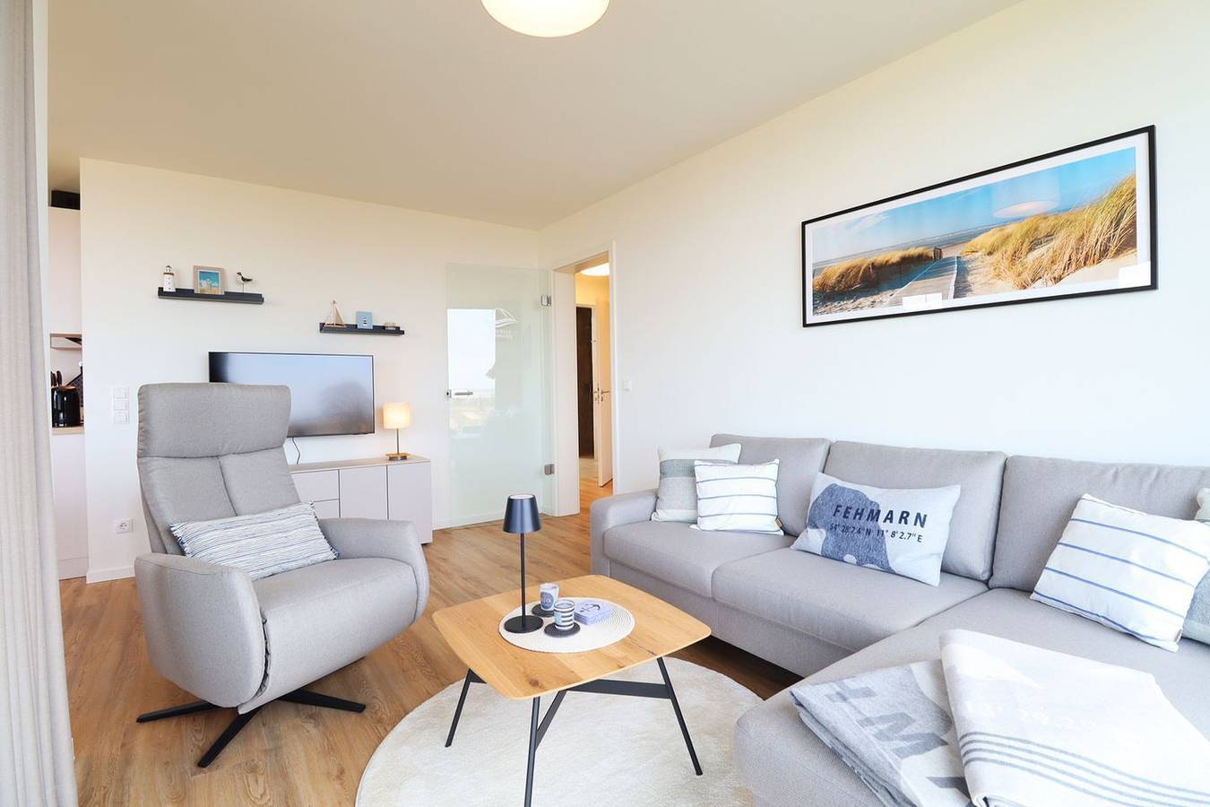 Ganze Wohnung, Beltstrand – Meerblick inklusive. Sauna. Garten. Hund erlaubt. in Marienleuchte, Fehmarn