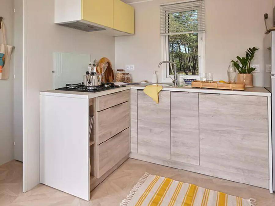 Camping l'Oasis Palavasienne - Mobilhome 4 personas - Mobil-home | Confort | 2 Dormitorios | 4 Pers. | Terraza individual in Lattes, Costa mediterránea (Francia)