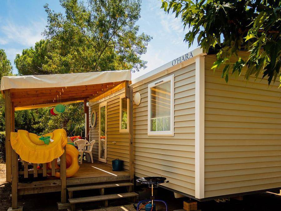 Camping Le Trivoly - Mobilhome 6 personas - Casa móvil Caribe con aire acondicionado - 2 dormitorios in Torreilles, Côte d'Améthyste