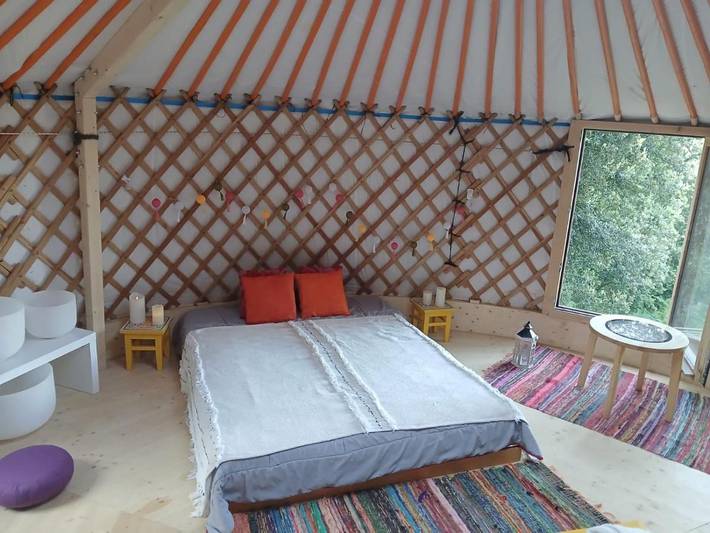 Tente pour 5 personnes, avec jardin et vue dans la Creuse - 2