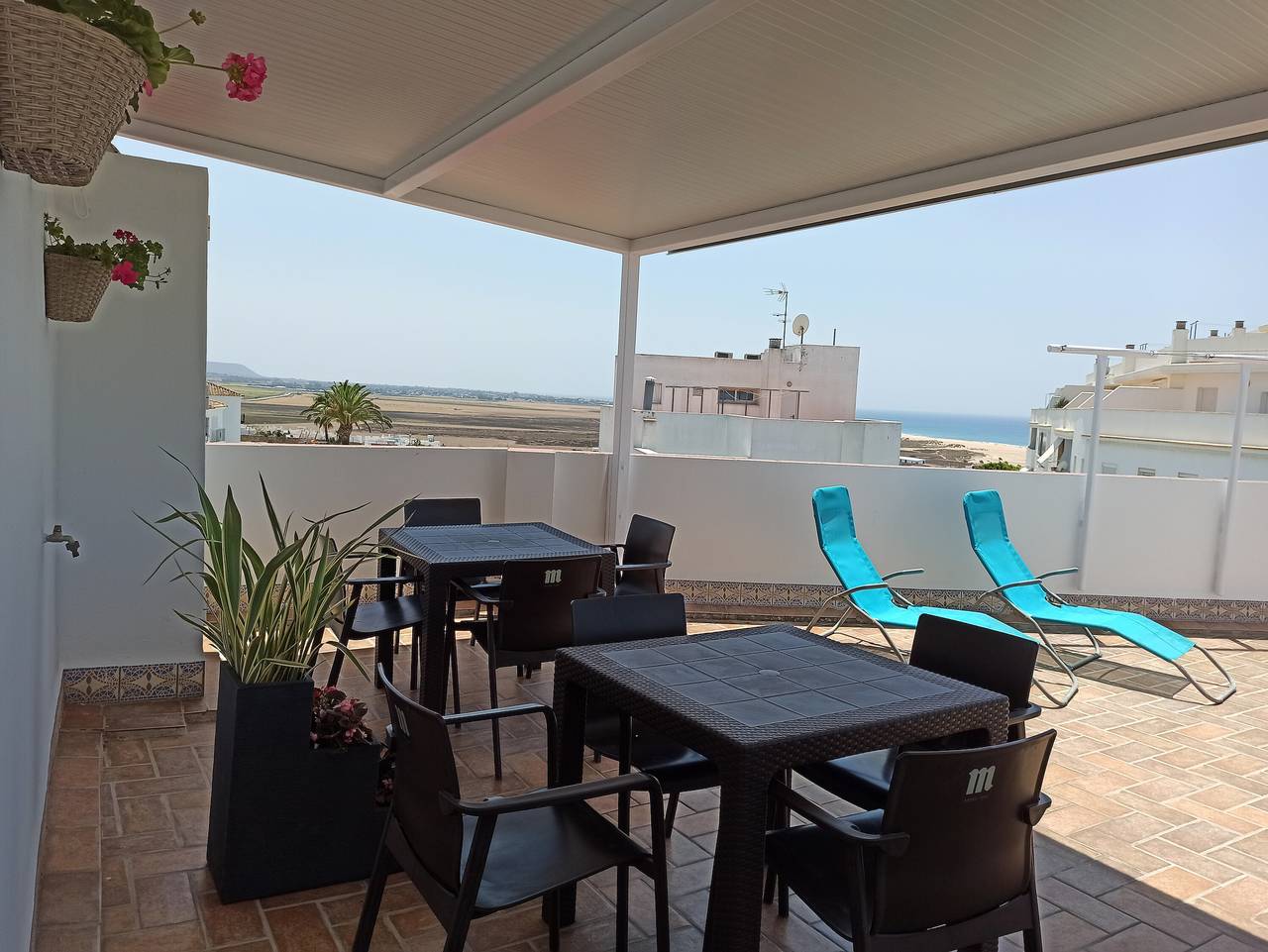 Ganze Wohnung, Terrasse mit atemberaubendem Ausblick - Apartment Sebastian in Conil de la Frontera, Costa de la Luz