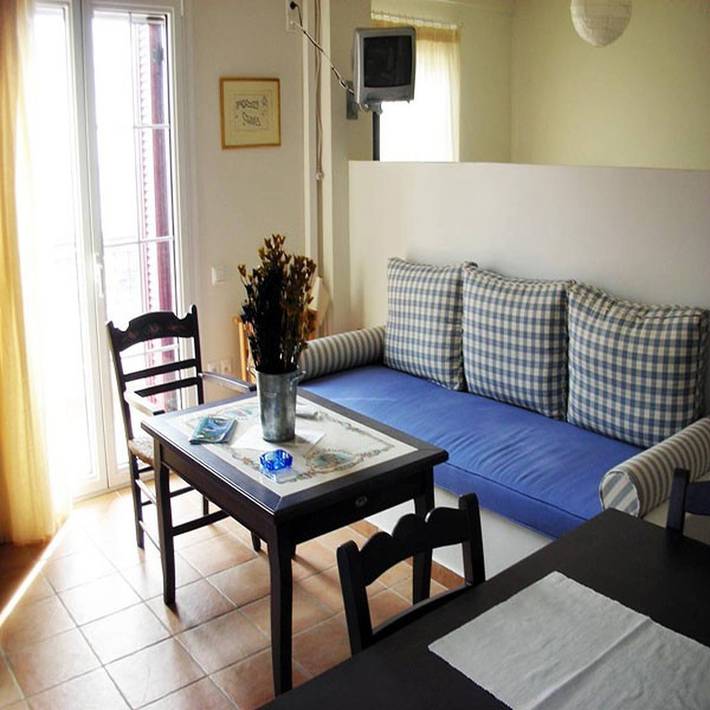Ferienwohnung für 3 Personen, mit Meerblick und Balkon sowie Ausblick