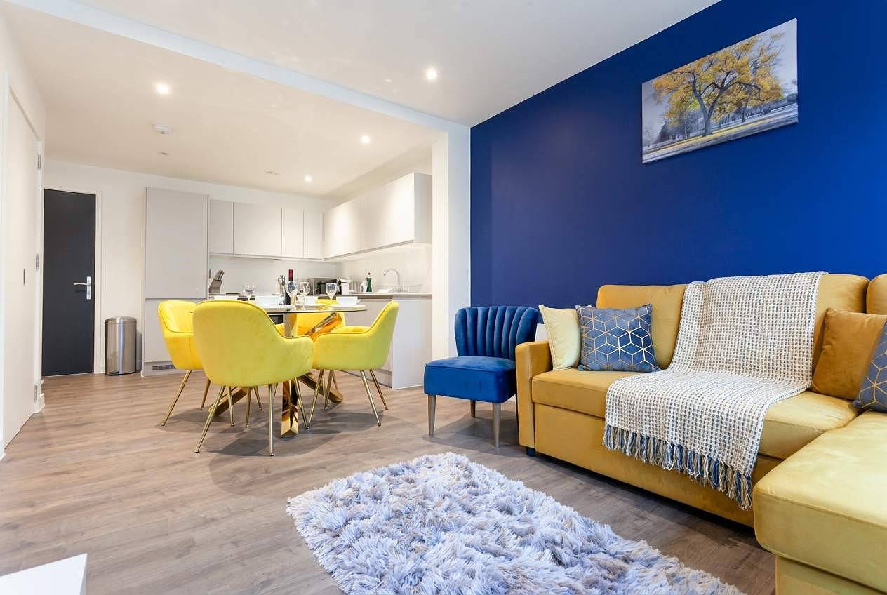 Ganze Wohnung, Contemporary Spacious 1Bed Apartment in Manchester in Manchester, Greater Manchester