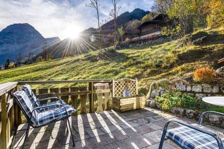 Chalet pour 4 personnes, avec balcon à Brand