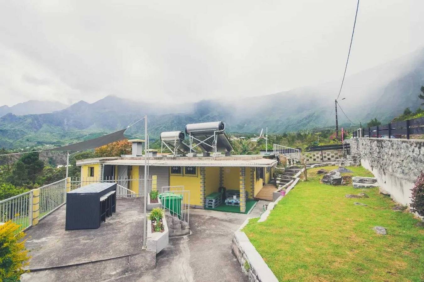 Maison charmante à Cilaos avec vue sur la montagne, cheminée in Cilaos, Île de la Réunion