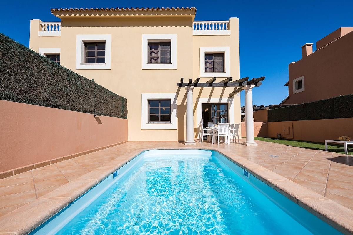 Villa voor 6 personen met terras in Geafond, La Oliva