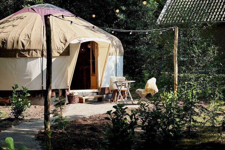 Blokhut voor 2 personen, met tuin in Noord-Brabant