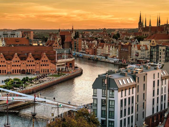 Ośrodek wypoczynkowy dla 4 osób, z widok w Gdańsk