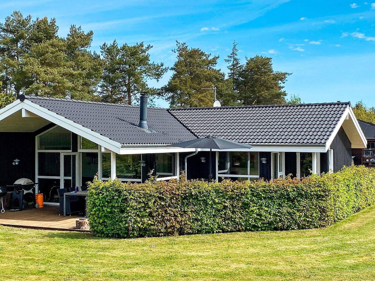 Geraumiger Familienruckzug in Hals, Limfjord in Nordjütland