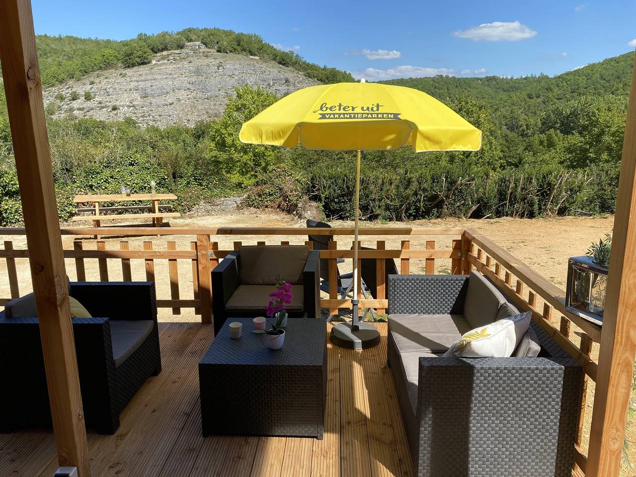 La Draille — Belle Vue luxury lodge tent in Souillac, Lot