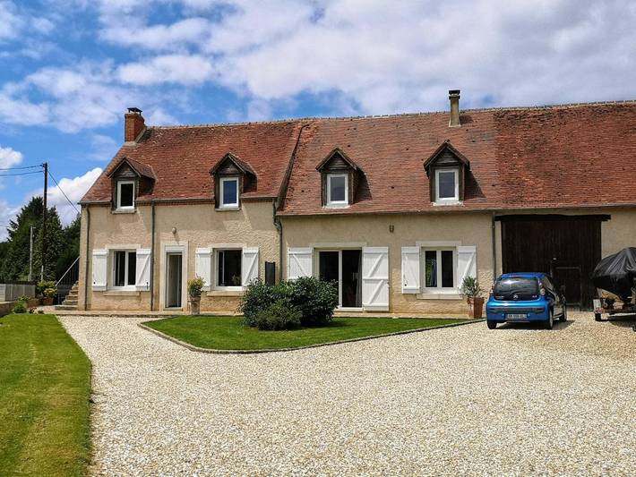 Maison de vacances pour 10 personnes, avec vue et jardin