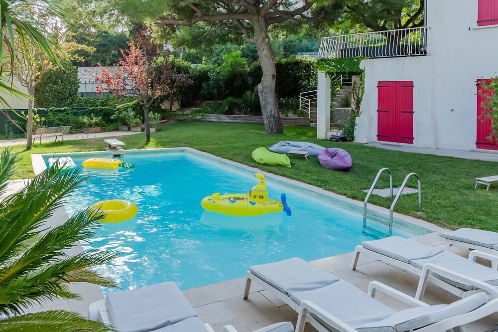 Le Rêve Bleu Cassis Villa swimming pool parking 7mn port and beaches, garden. in Cassis, Nationalpark Calanques