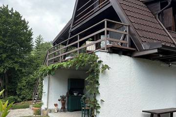 Chalet für 4 Personen, mit Terrasse und Garten am Lago Maggiore
