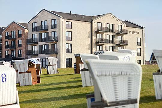 Hotel für 3 Personen, mit Balkon und Balkon/Terrasse sowie Whirlpool und Terrasse am Hafen Büsum - 4