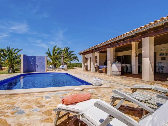 Villa für 6 Personen, mit Terrasse und Garten sowie Pool in Es Trenc - 4