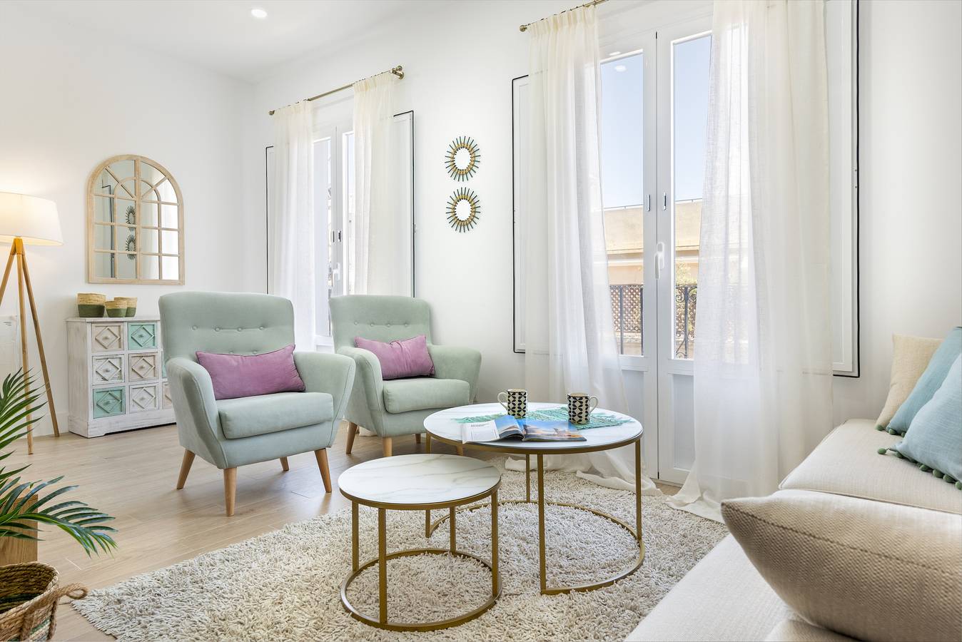 Ganze Wohnung, Ferienwohnung für 5 Personen mit Balkon in Casco Antiguo, Sevilla