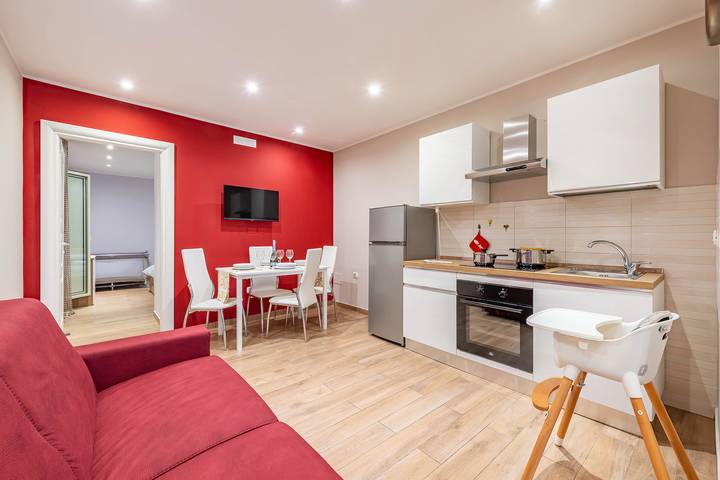 Ferienwohnung für 4 Personen, mit Balkon und Kinderpool in Bari