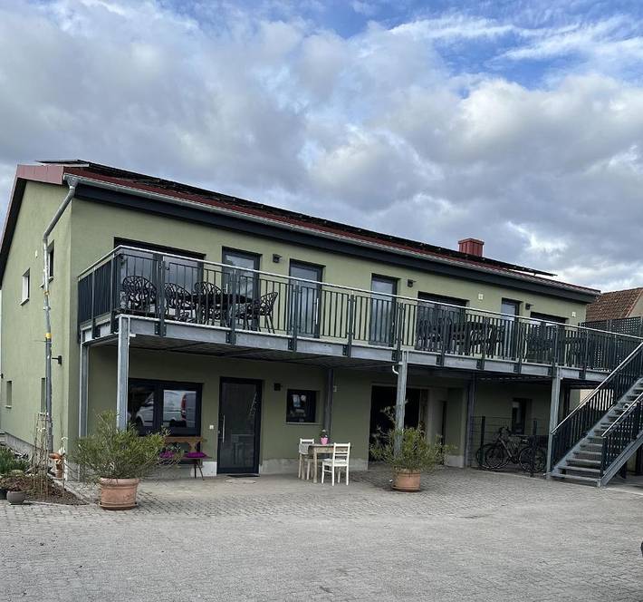 Ferienwohnung für 2 Personen, mit Terrasse und Ausblick, mit Haustier