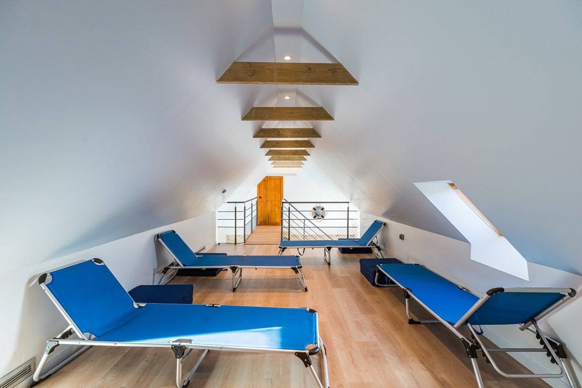 Maison d'hôtes & Espace Intérieur piscine + Spa Bien-être - Chambre Trégor in Tonquédec, Région de Lannion