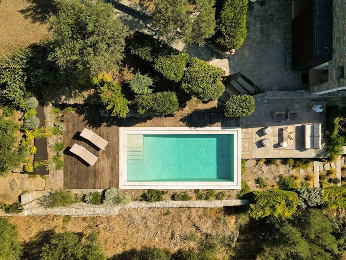 Ferienhaus für 10 Personen, mit Balkon und Terrasse sowie Garten und Pool
