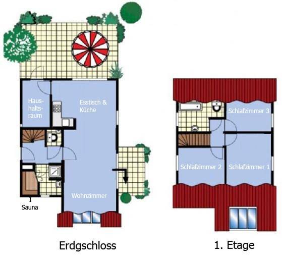 Ferienhaus für 7 Personen, mit Terrasse und Garten sowie Sauna und Ausblick in Scharendijke - 2