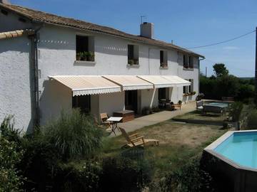 Chambre d’hôte pour 4 personnes, avec piscine et jardin à Sanxay