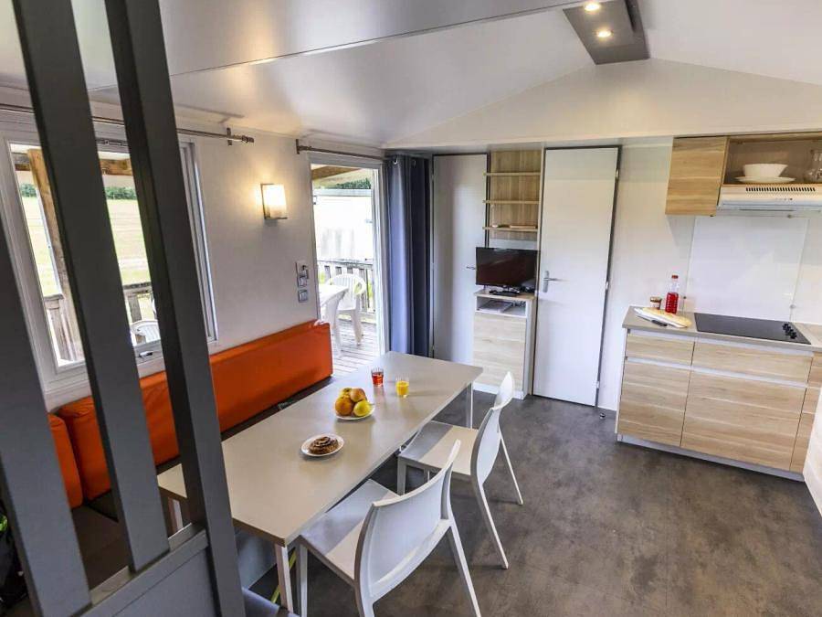 Le Parc de Fierbois - Mobilhome 6 personnes - Mobil-Home Confort 4 Pièces 6 Personnes Climatisé + Tv in Sainte-Catherine-de-Fierbois, Région de Chinon